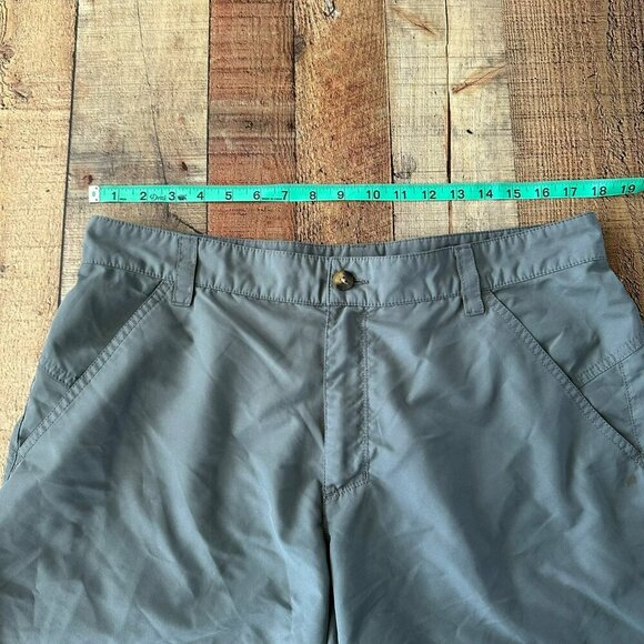 Columbia Mens Size 36" Gray Cargo Shorts With Pockets Outdoor Adventure Ready - Picture 8 of 12